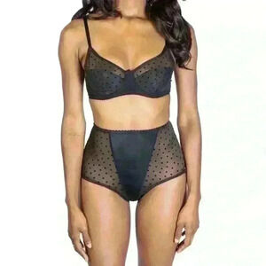 Polka Dot  Full Support Bra Deneb by Less Is Amor